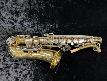 Photo Selmer Bundy II Student Model Alto Sax in Gold Lacquer, Serial #859418